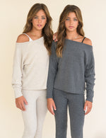 KAVEAH Hacci Ribbed Long Sleeve Pullover