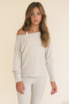 KAVEAH Hacci Ribbed Long Sleeve Pullover