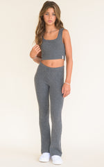 KAVEAH Hacci Ribbed Bell Bottom Pant