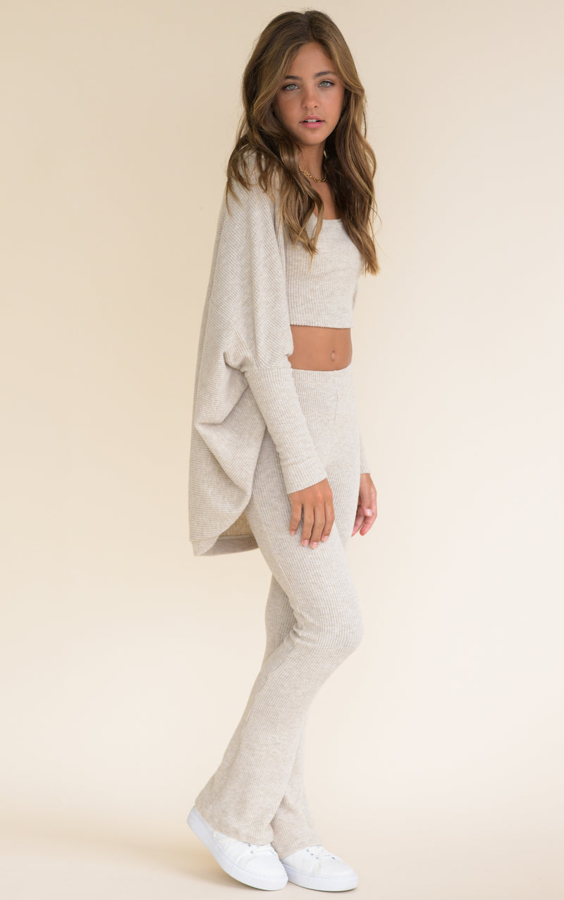 KAVEAH Hacci Ribbed Bell Bottom Pant