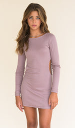 KAVEAH Ribbed LS Cutout Dress