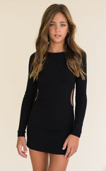KAVEAH Ribbed LS Cutout Dress