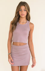 KAVEAH Ribbed Racerback Tank Top