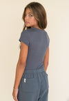 KAVEAH Ribbed Crewneck T-Shirt