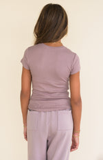 KAVEAH Ribbed Crewneck T-Shirt