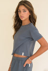 KAVEAH Crewneck Cropped Tee