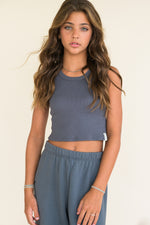 KAVEAH Ribbed Racerback Tank Top
