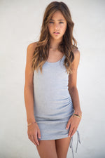 KAVEAH Ribbed Rouched Cami Dress