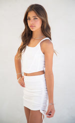 KAVEAH Ribbed Rouched Skirt
