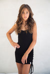 KAVEAH Ribbed Rouched Cami Dress