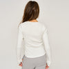 KAVEAH Ribbed Henley Top