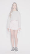 KAVEAH French Terry Cropped Long Sleeve Top