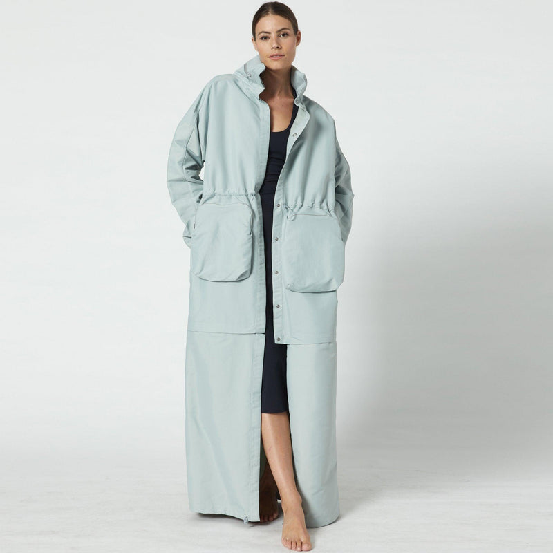 Coated Canvas Convertible Coat - VIMMIA