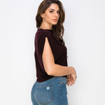 HEATHER Live-in Ribbed Off Shoulder Top - VIMMIA