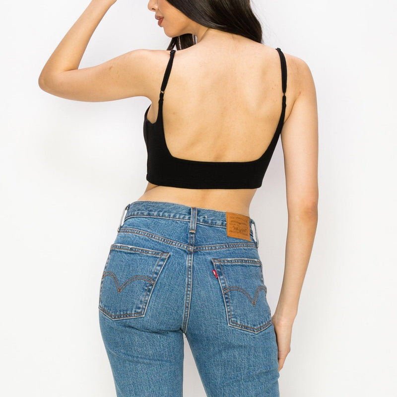 HEATHER Luxe Rib Low Back Cami - VIMMIA