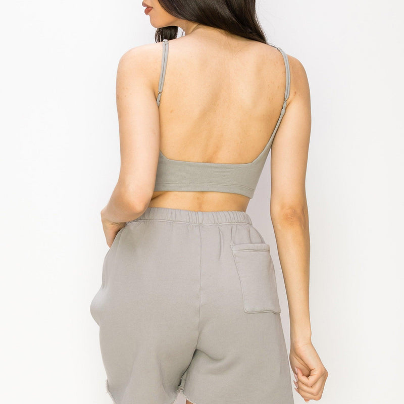 HEATHER Luxe Rib Low Back Cami - VIMMIA