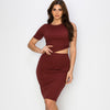 HEATHER Luxe Rib Twist Cutout Dress - VIMMIA