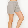 HEATHER Plush Raw Edge Sweatshort - VIMMIA