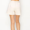 HEATHER Plush Raw Edge Sweatshort - VIMMIA