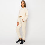 KAVEAH Fleece Cropped Long Sleeve Top - VIMMIA