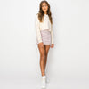 KAVEAH Fleece Cropped Long Sleeve Top - VIMMIA