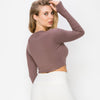 The Live-in Cropped Long Sleeve Top - VIMMIA