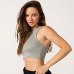 The Live-in Cropped Rib Tank - VIMMIA