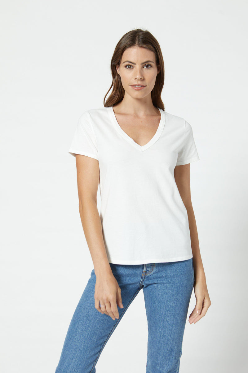 YF Fundamental V-neck Tee - VIMMIA